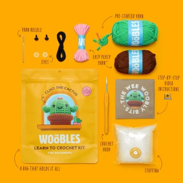 Kit de crochet Clint le Cactus