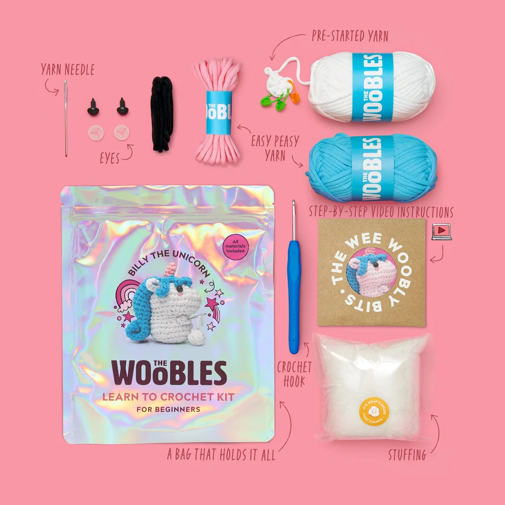 Kit de crochet Billy la Licorne