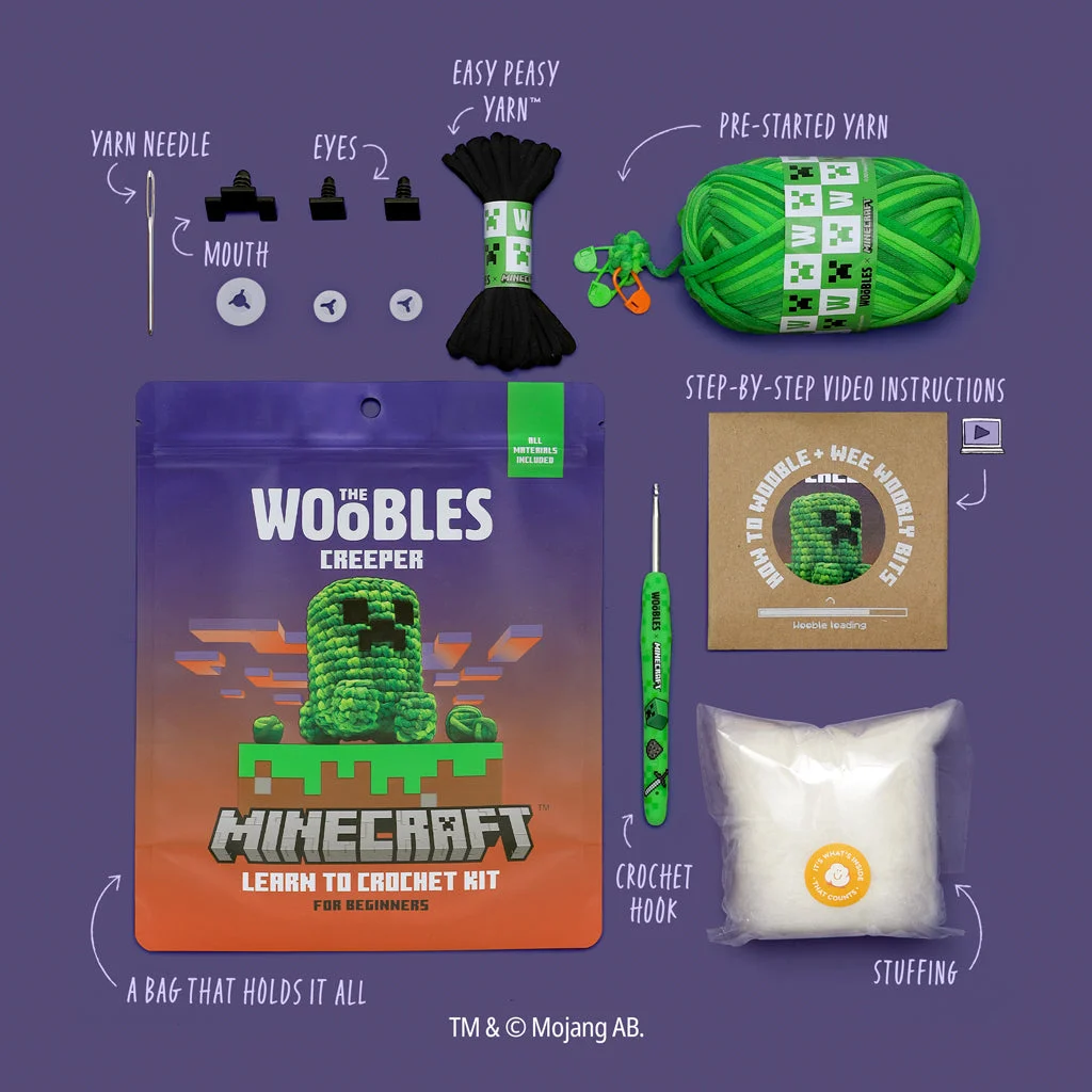 Kit de crochet Minecraft Creeper