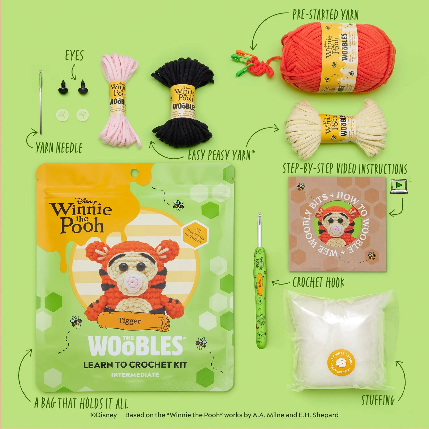 Kit de crochet Tigrou