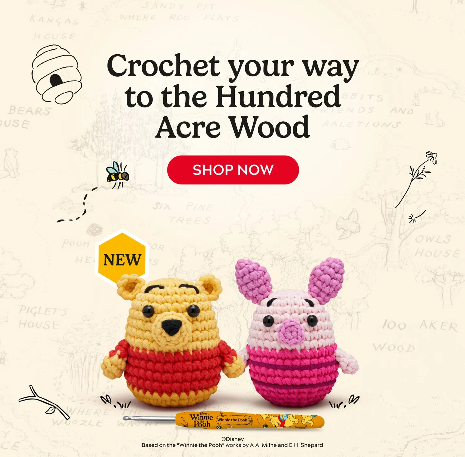 Kit de crochet Tigrou