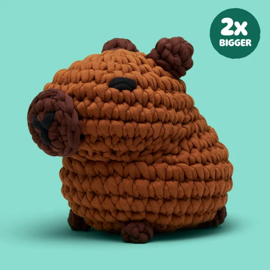 Kit de crochet Hugh le Capybara Extra Squeezy
